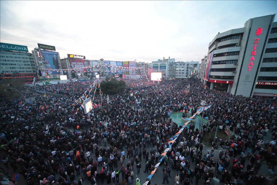 AK Parti'nin Samsun mitingi
