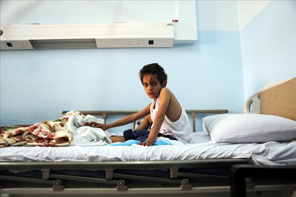 Ürdün'de tedavi gören Suriyeli yaralılar