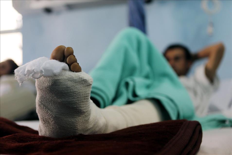 Ürdün'de tedavi gören Suriyeli yaralılar