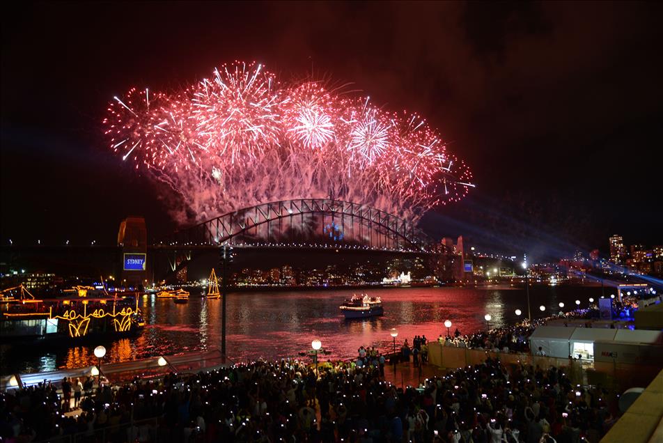Sydney New Year 2014 Eve Fireworks