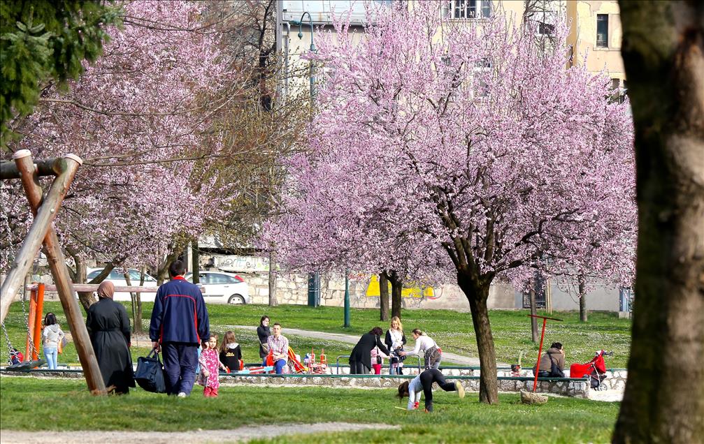 Bosna Hersek'te ilkbahar güzelliği