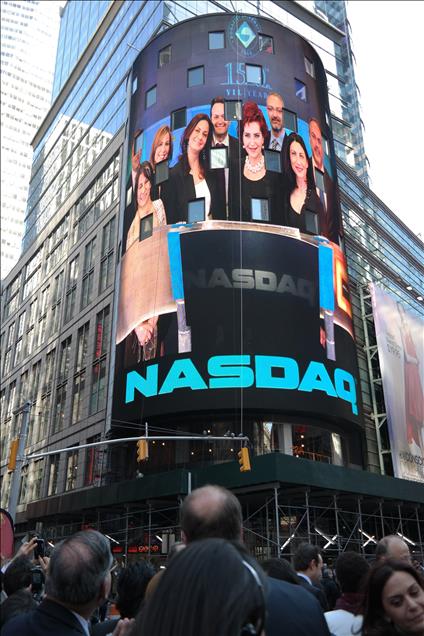 NASDAQ'ın kapanış zilini Prof. Dr. Barbarosoğlu çaldı