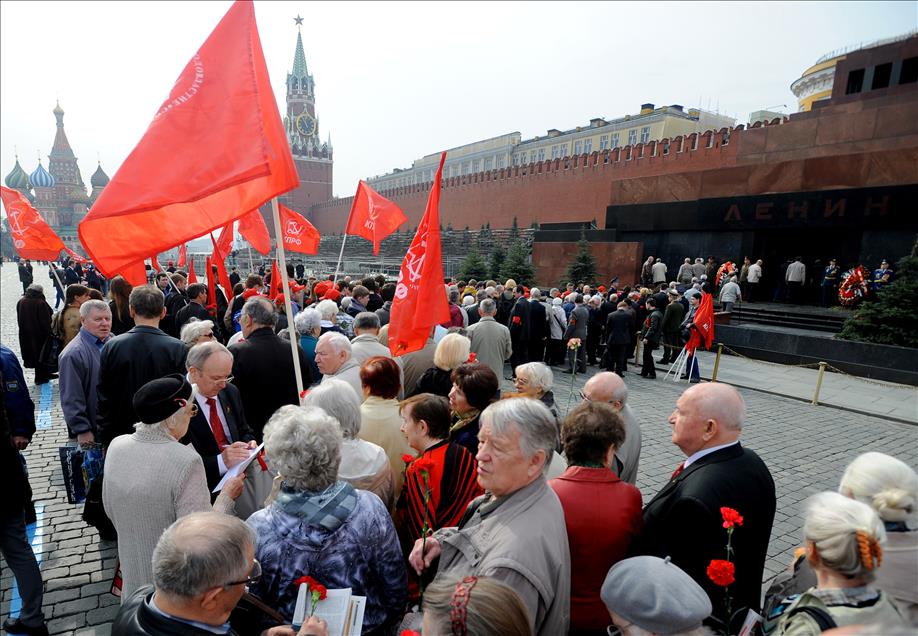 Tribute to Vladimir Lenin on his 144th birthday - Anadolu Ajansı