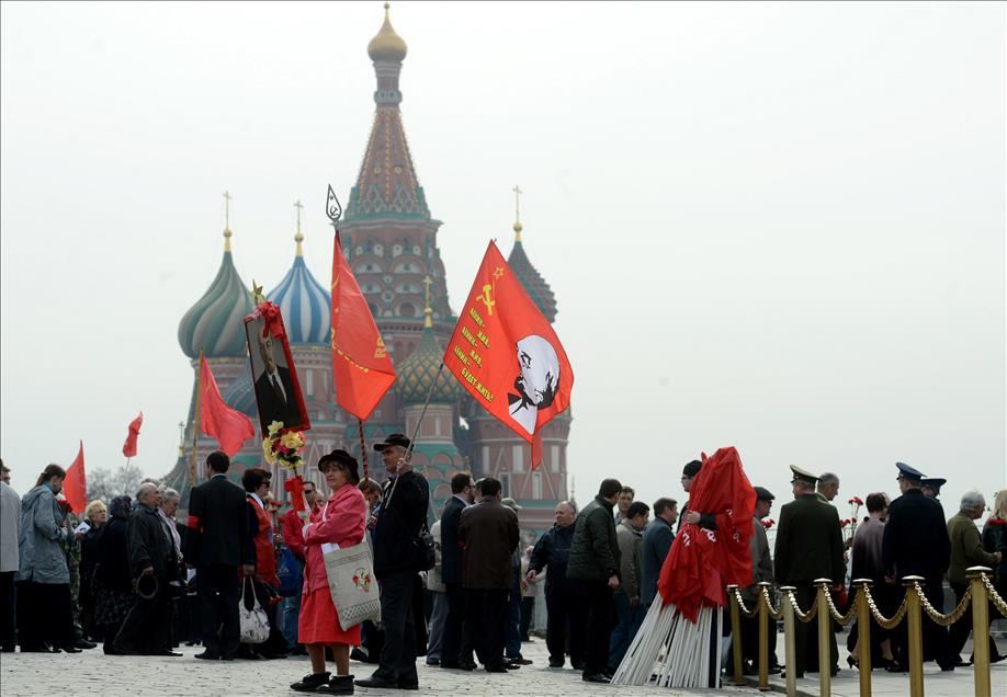 Tribute to Vladimir Lenin on his 144th birthday - Anadolu Ajansı