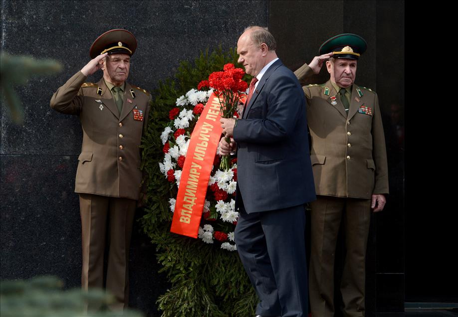 Tribute To Vladimir Lenin On His 144th Birthday - Anadolu Ajansı