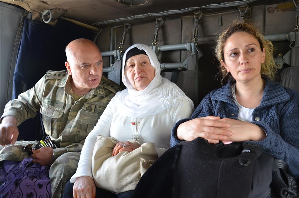 Oğlunun şehit edildiği mevzide barış mesajı verdi