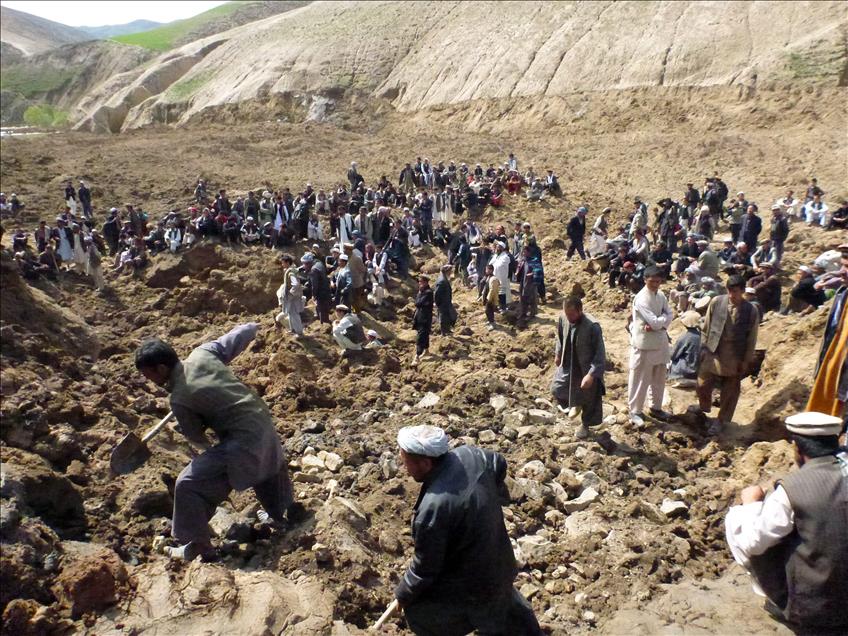 Afganistan'da heyelan faciası
