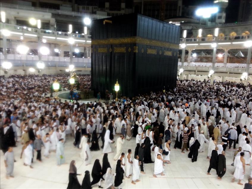 Kabe'de yağmur sevinci