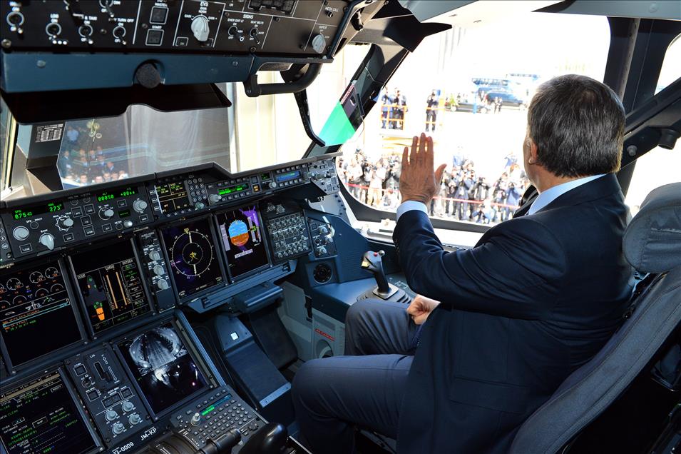 Nakliye uçağı A400M'in teslim töreni