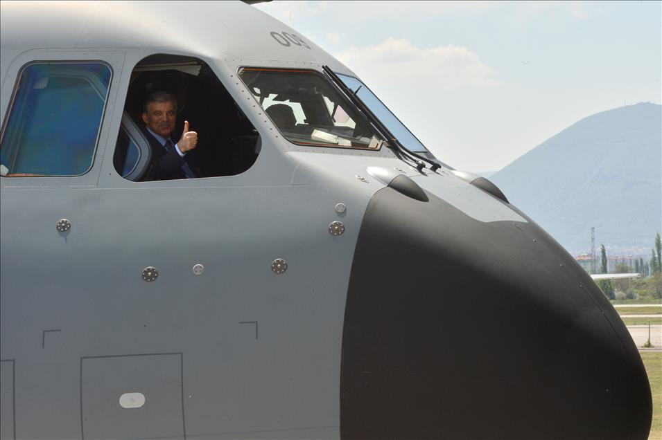 Nakliye uçağı A400M'in teslim töreni