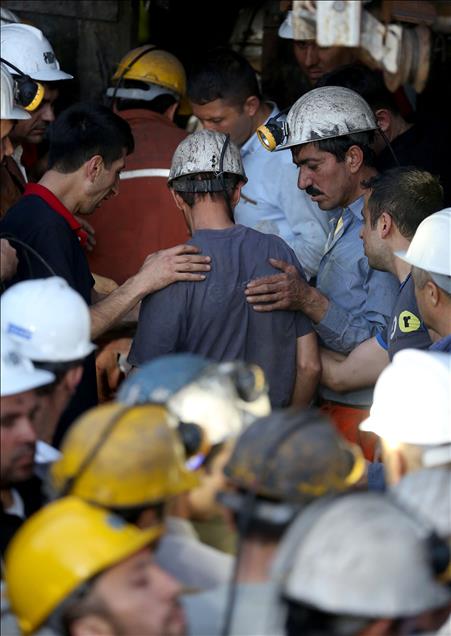 Soma'da maden ocağındaki yangın