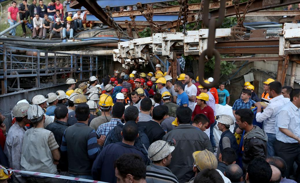 Soma'da maden ocağında yangın