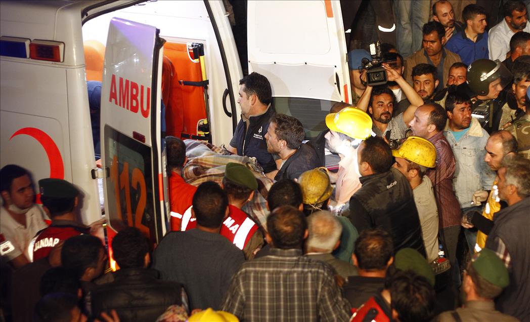 Soma'da maden ocağındaki yangın