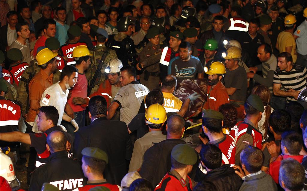 Soma'da maden ocağındaki yangın