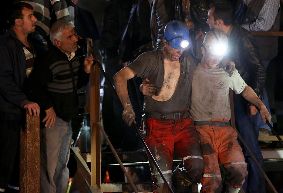 Soma'da maden ocağındaki yangın