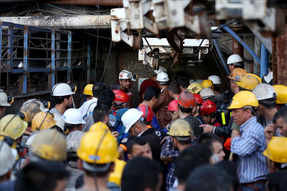 Soma'da maden ocağında yangın
