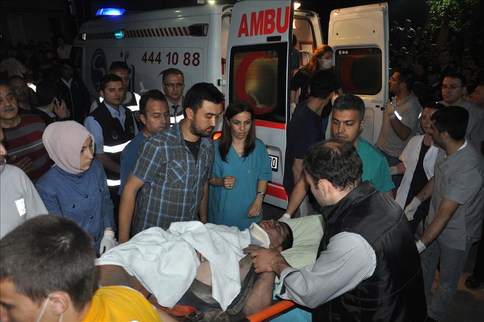 Soma'da maden ocağındaki yangın