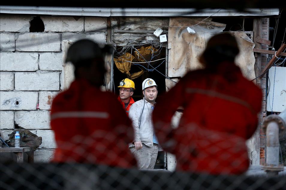 Soma'da maden ocağındaki yangın
