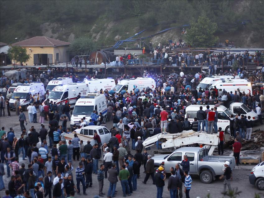 Soma'da maden ocağında yangın