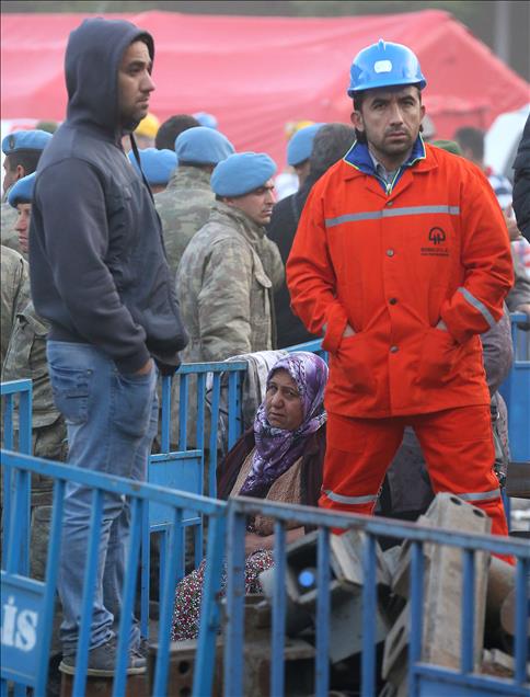 Soma'da maden ocağındaki yangın
