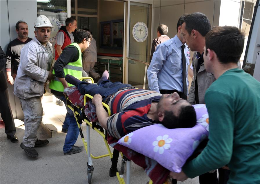 Soma'da madende yangın