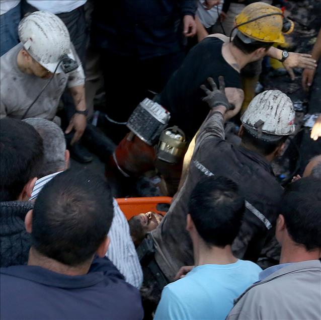 Soma'da maden ocağındaki yangın