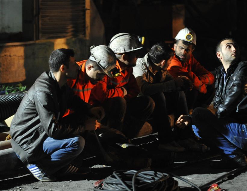 Soma'da maden ocağındaki yangın