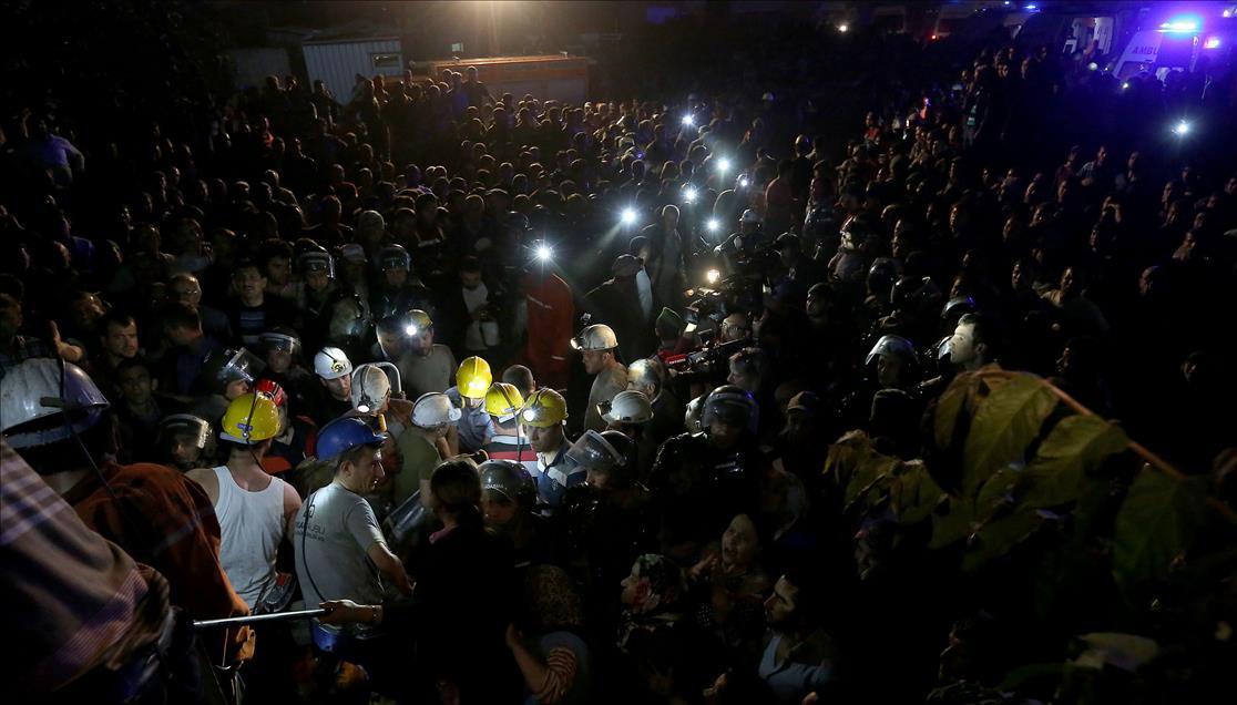 Soma'da maden ocağındaki yangın