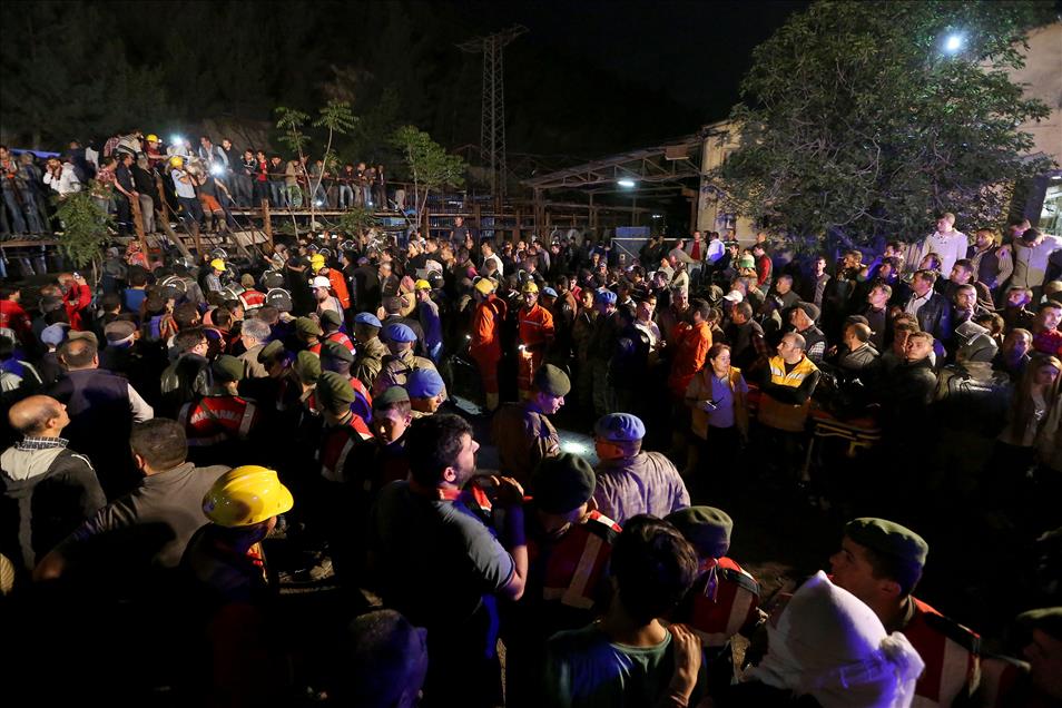 Soma'da maden ocağında yangın