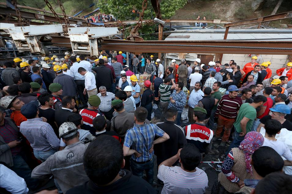 Soma'da maden ocağında yangın