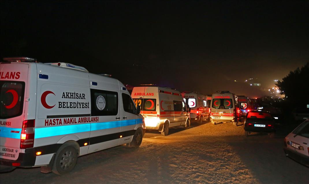 Soma'da maden ocağındaki yangın