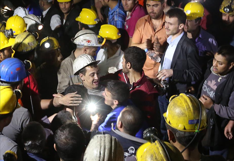 Soma'da maden ocağındaki yangın