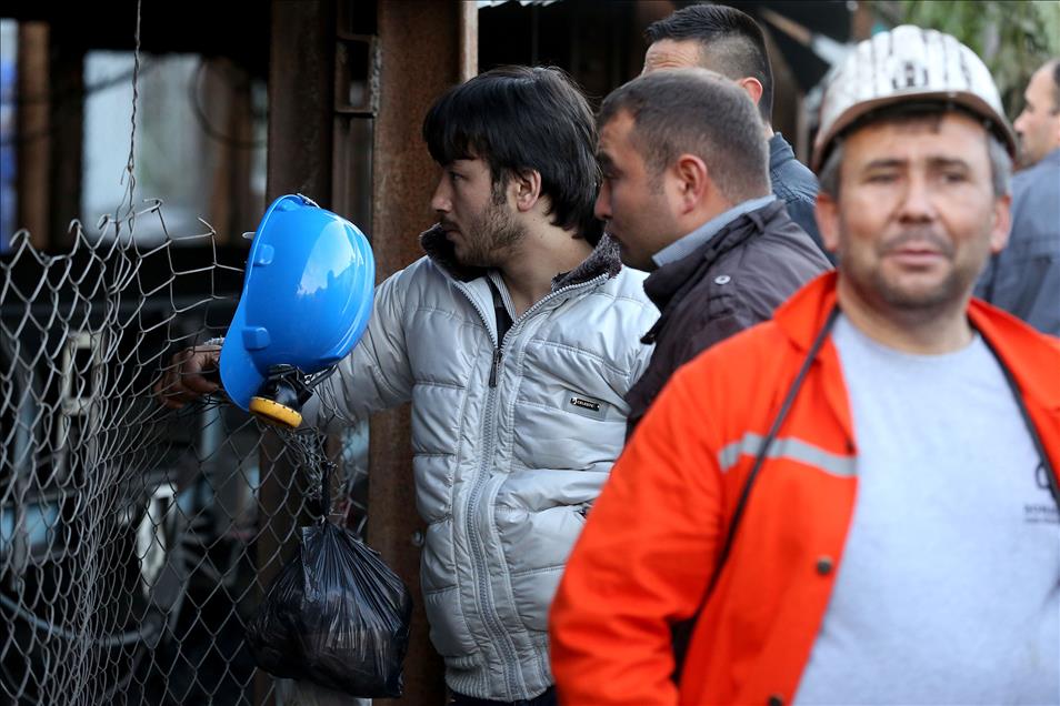 Soma'da maden ocağındaki yangın