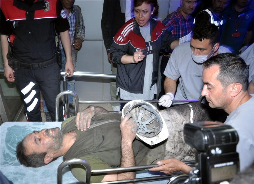 Soma'da maden ocağındaki yangın