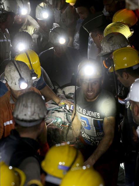 Soma'da maden ocağındaki yangın