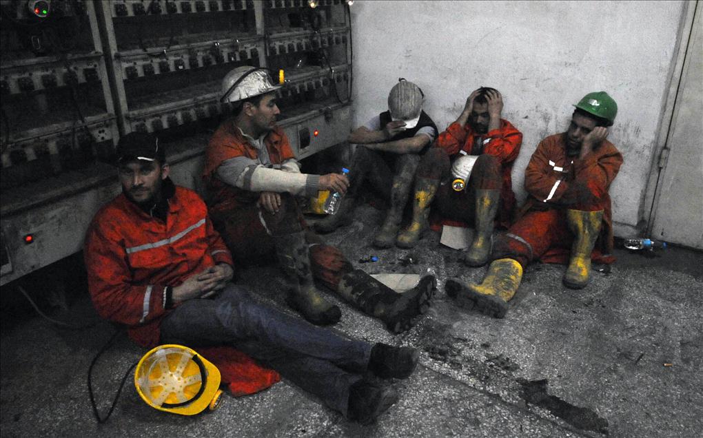 Soma'da maden ocağındaki yangın