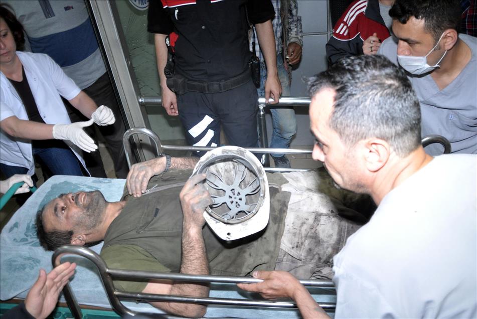 Soma'da maden ocağındaki yangın