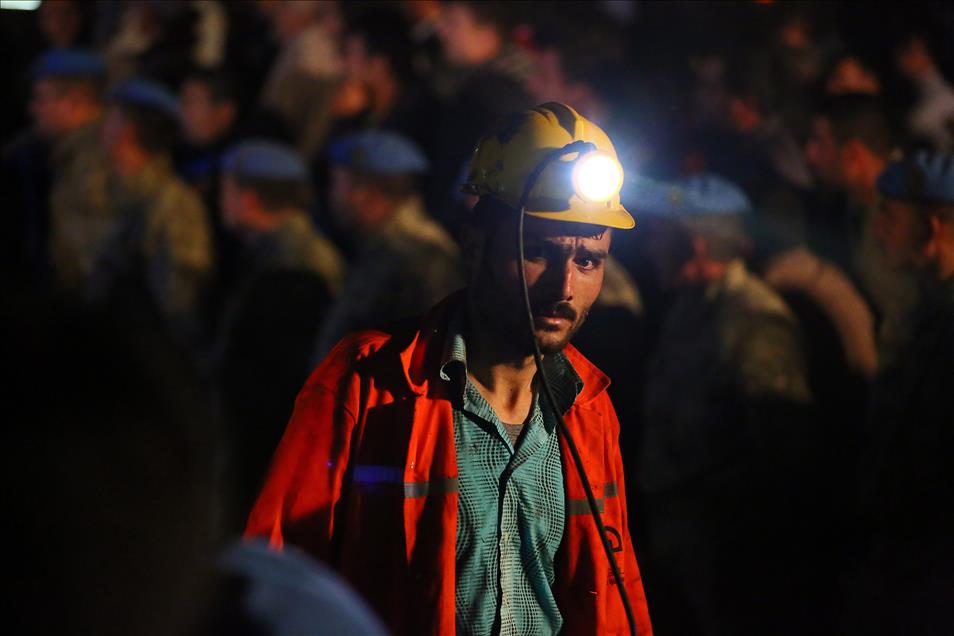 Soma'da maden ocağındaki yangın
