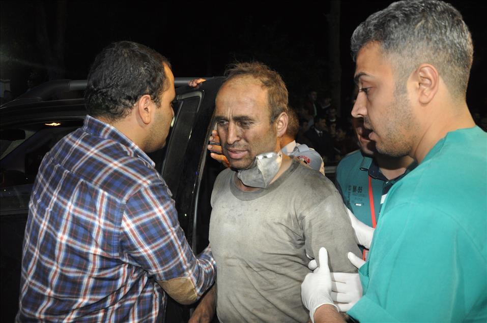Soma'da maden ocağındaki yangın