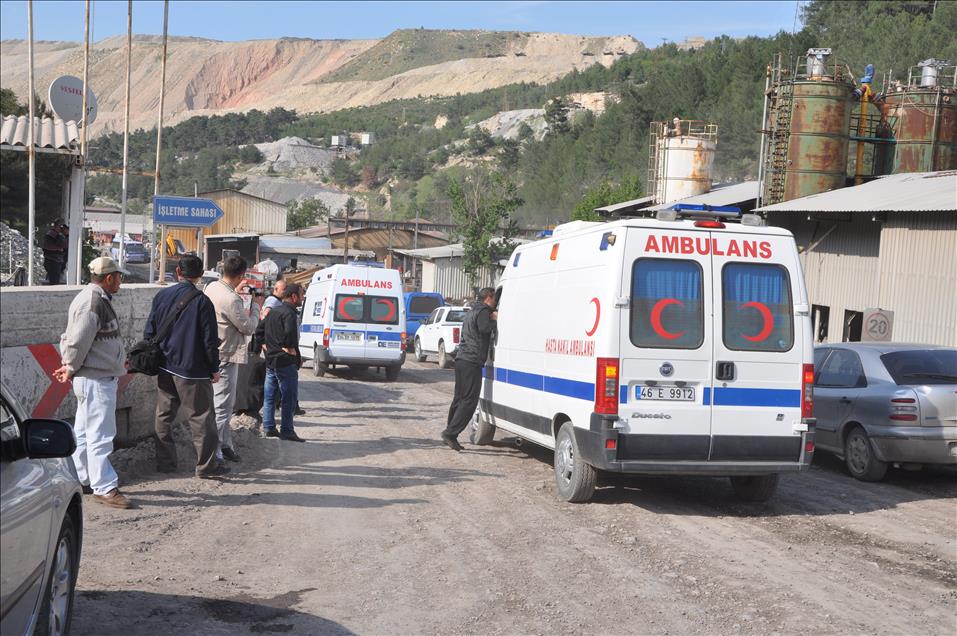 Soma'da maden ocağında yangın