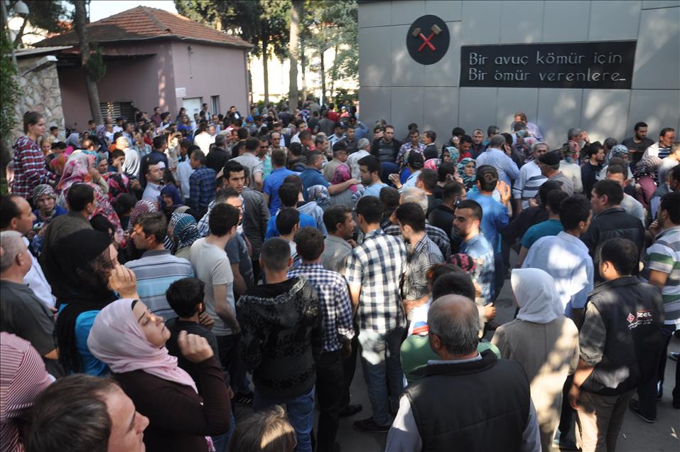 Soma'da madende yangın