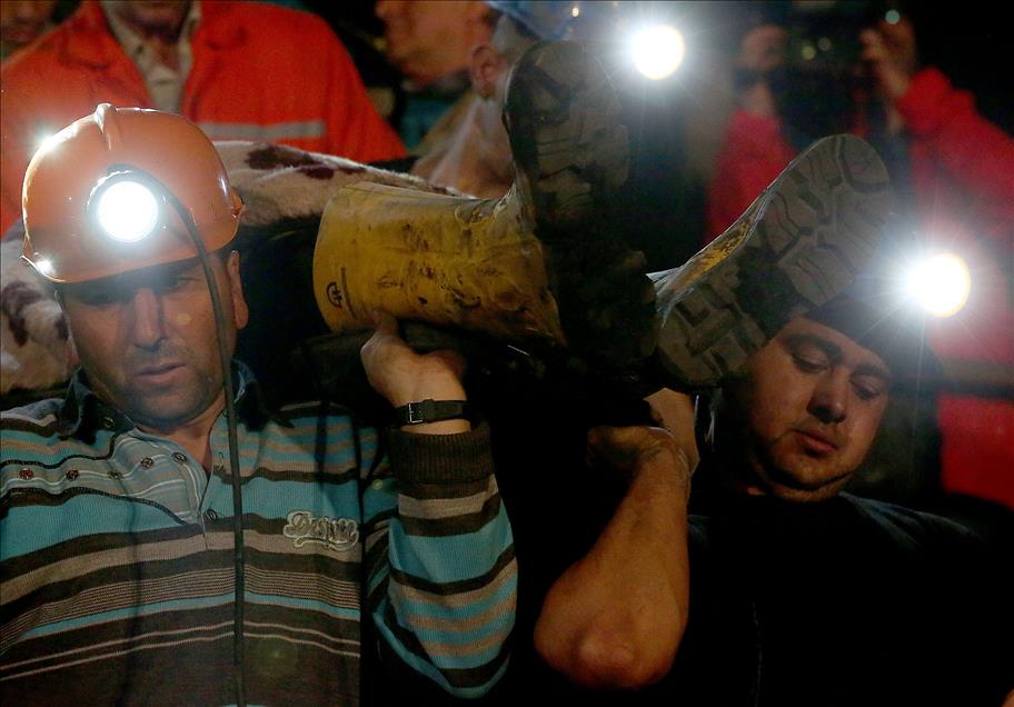 Soma'da maden ocağındaki yangın