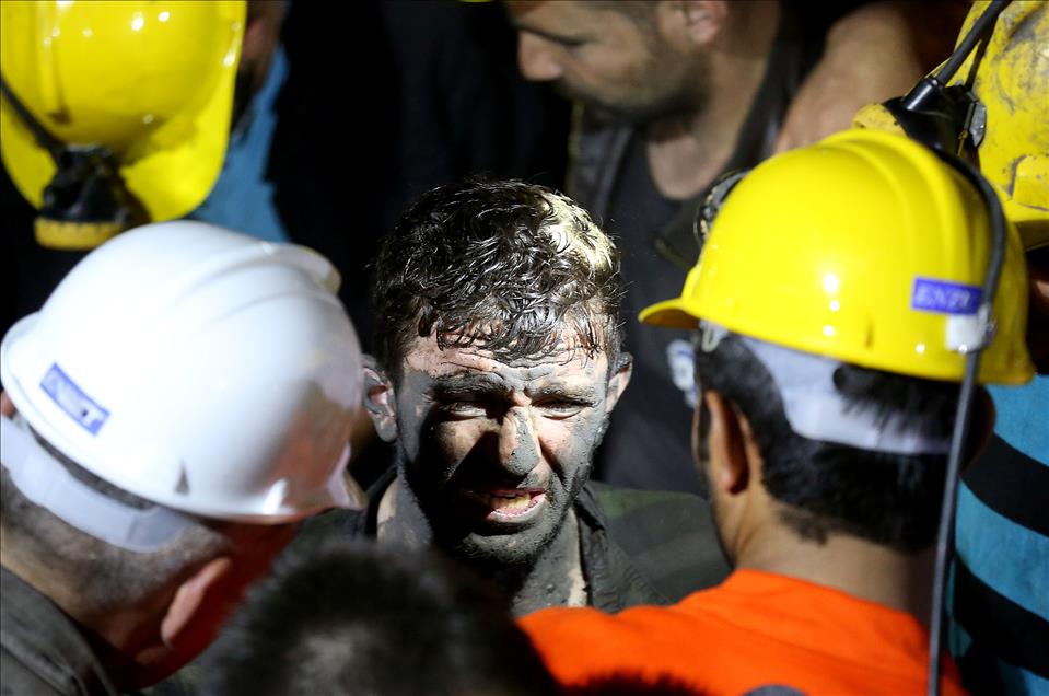 Soma'da maden ocağındaki yangın
