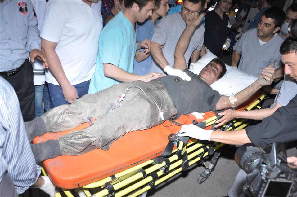 Soma'da maden ocağındaki yangın