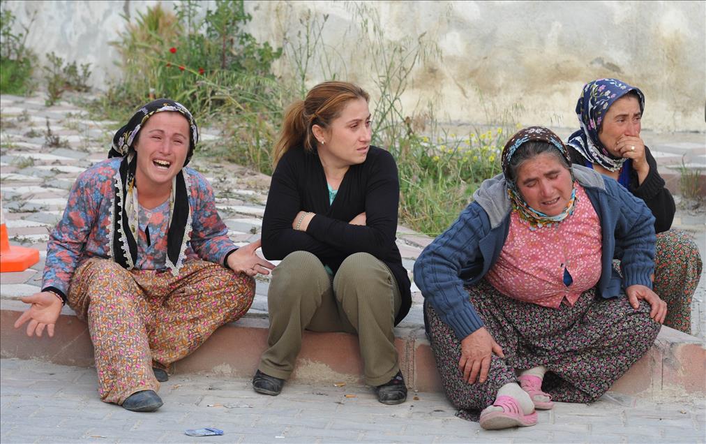 Soma'da maden ocağındaki yangın