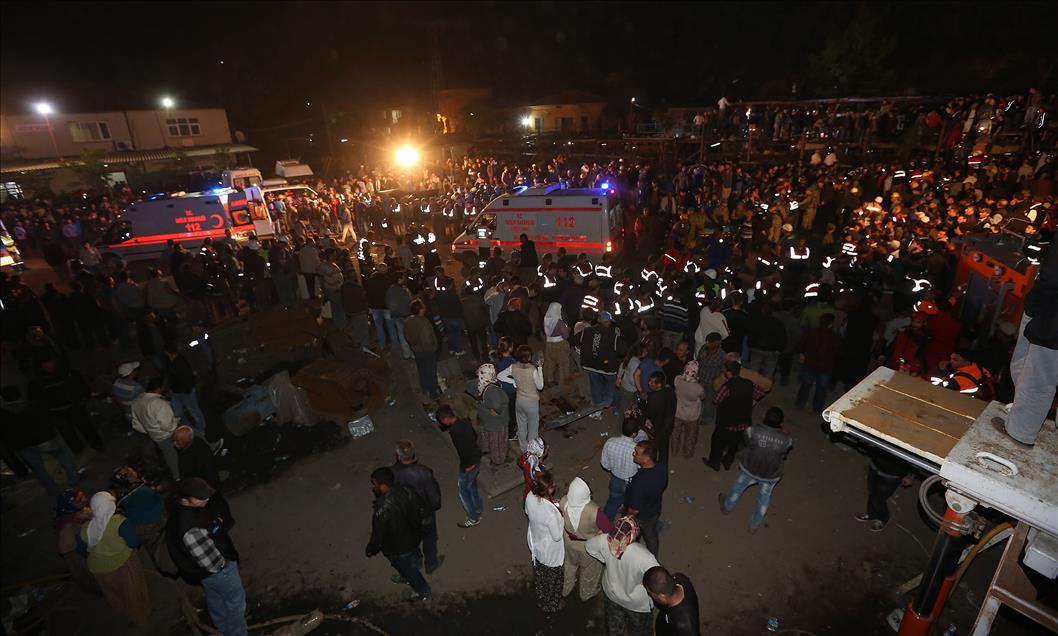 Soma'da maden ocağında yangın