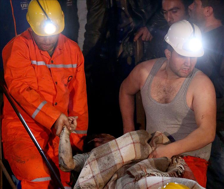 Soma'da maden ocağındaki yangın