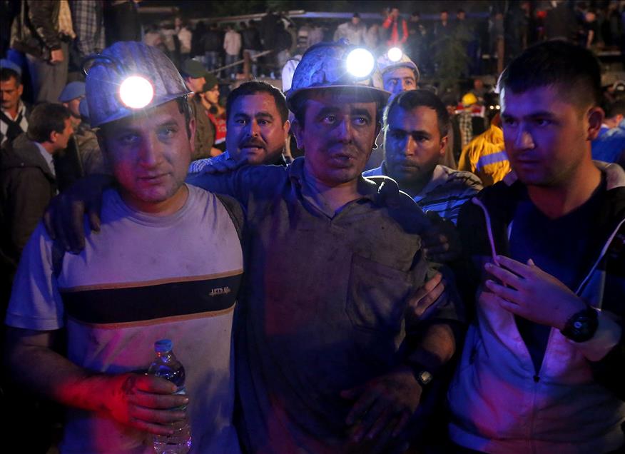 Soma'da maden ocağındaki yangın