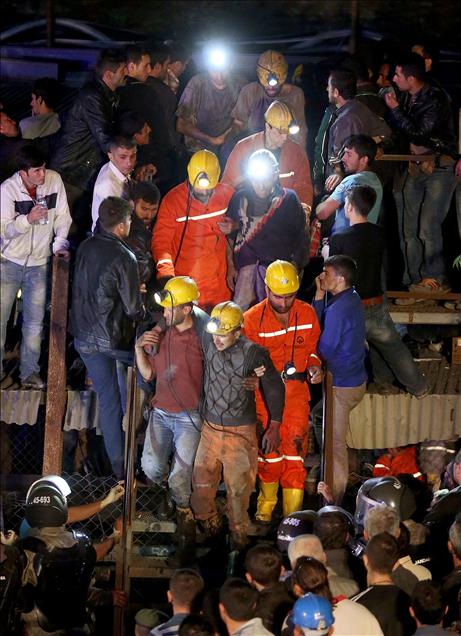 Soma'da maden ocağındaki yangın