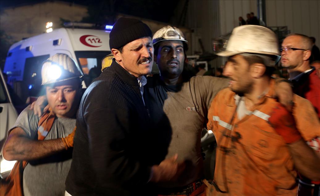 Soma'da maden ocağındaki yangın
